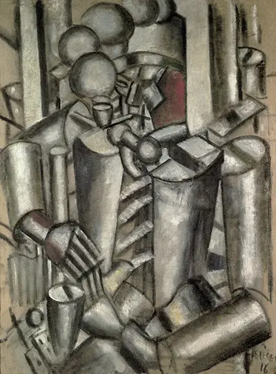 Soldier with a Pipe Fernand Leger